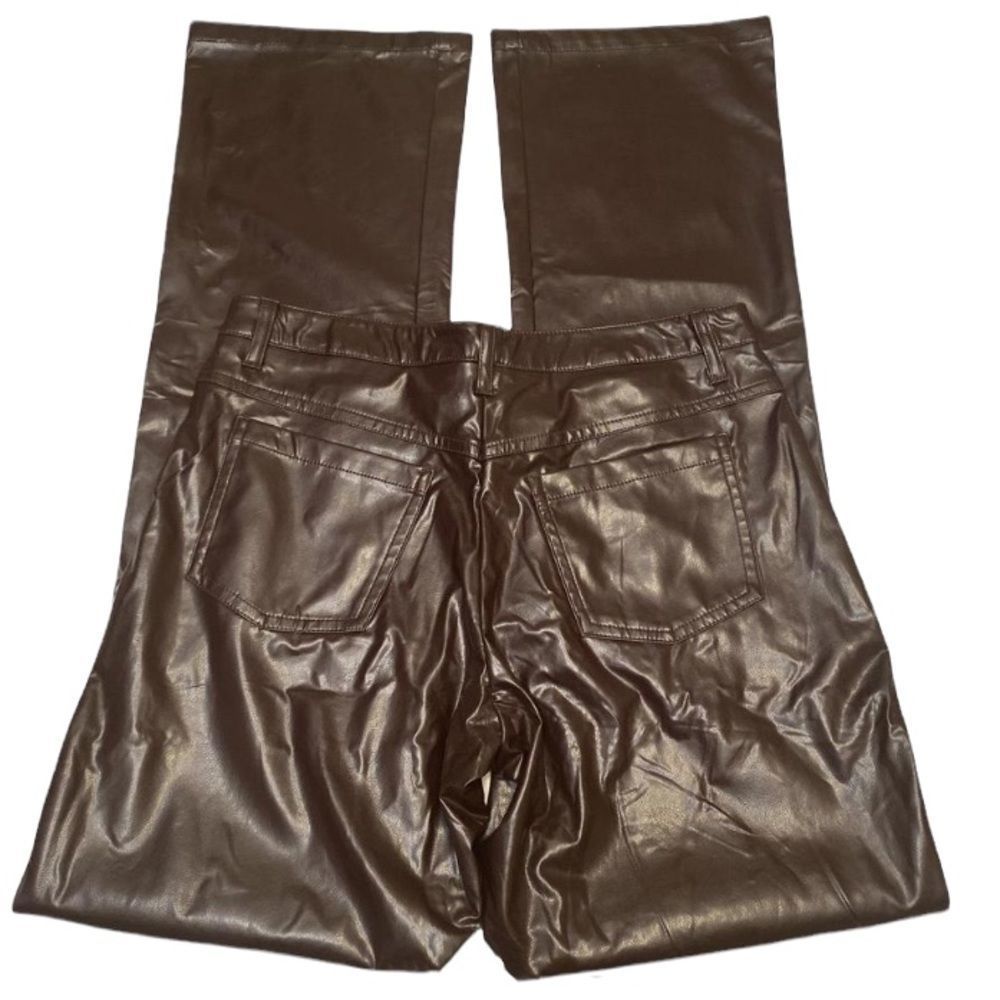 Vintage ‘90’s T.E.A. Faux Leather Jean Style Pants - Picture 3 of 4